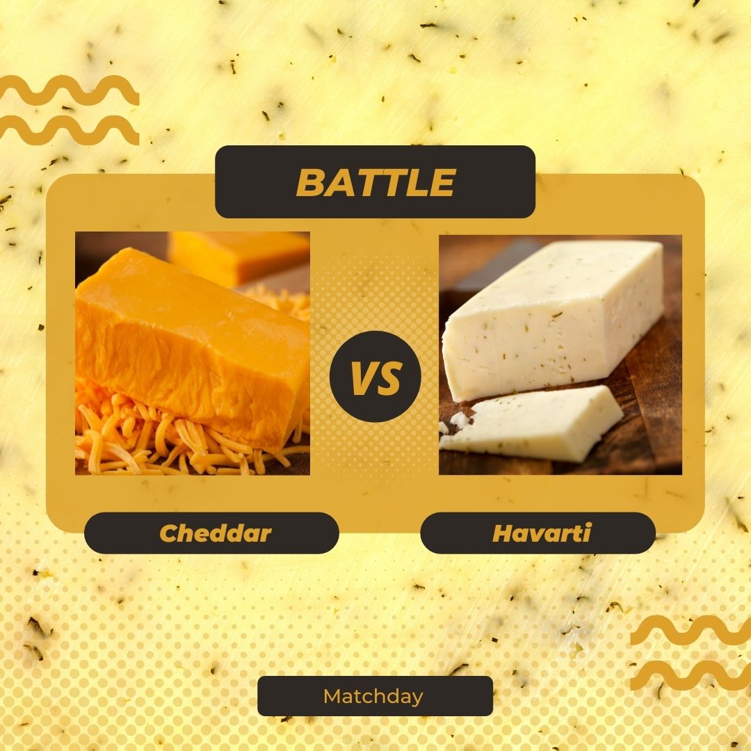 Cheddar vs Havarti - Dark Cheese